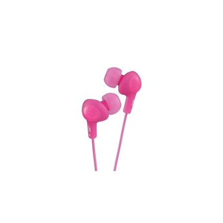Cable Wholesale JVC Gumy Plus Inner-Ear Earbuds, Pink 5002-102PK